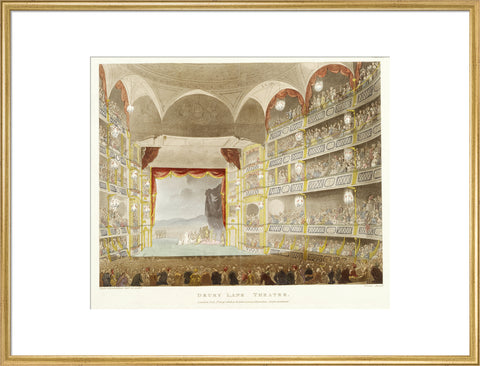 Drury Lane theatre 1808