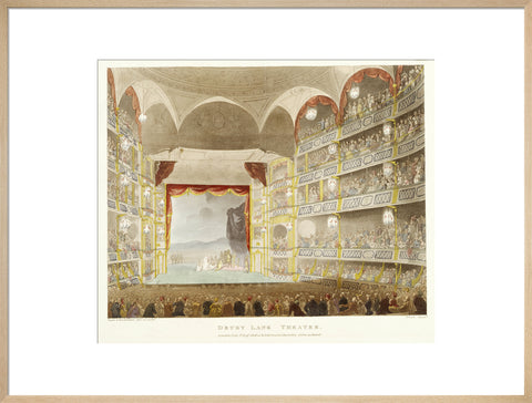 Drury Lane theatre 1808
