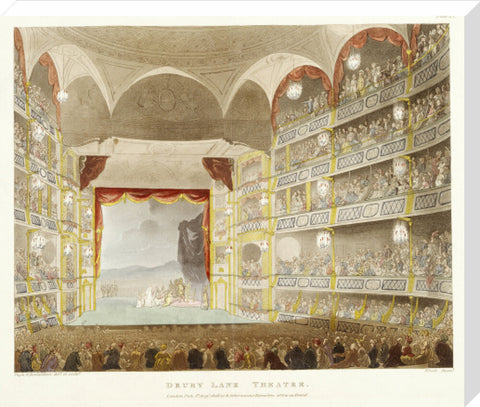 Drury Lane theatre 1808