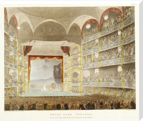 Drury Lane theatre 1808