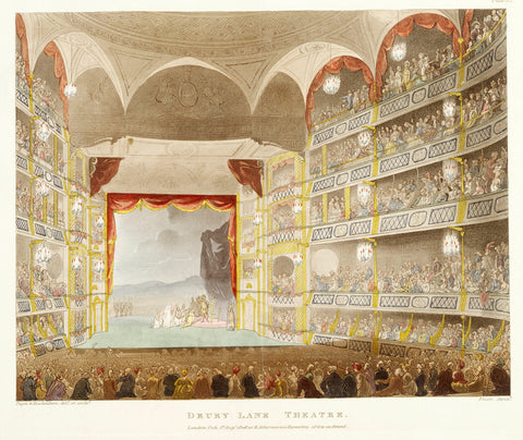 Drury Lane theatre 1808