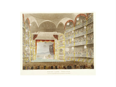 Drury Lane theatre 1808