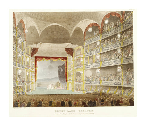 Drury Lane theatre 1808