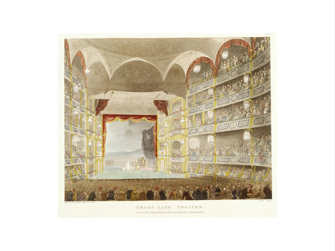 Drury Lane theatre 1808