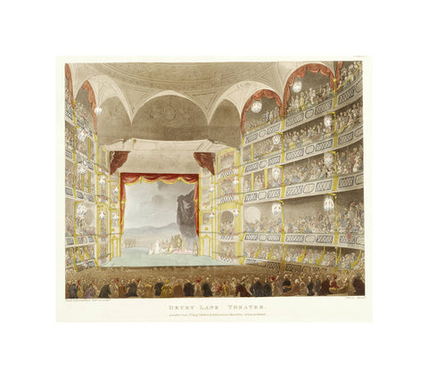 Drury Lane theatre 1808