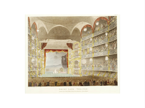 Drury Lane theatre 1808