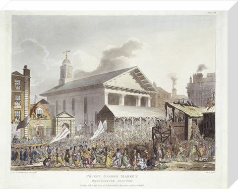 Covent Garden Market Westminster Election 1803