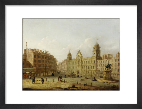 Charing Cross and Northumberland House from Spring Gardens 18th century