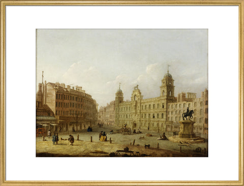 Charing Cross and Northumberland House from Spring Gardens 18th century