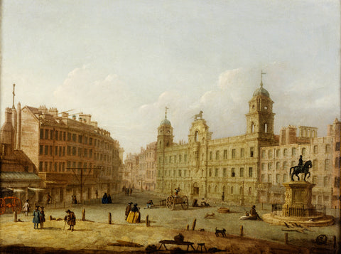 Charing Cross and Northumberland House from Spring Gardens 18th century