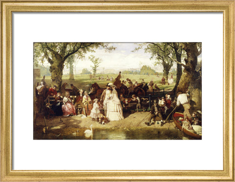 A Summer Day in Hyde Park 1858