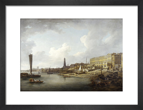 The London Riverfront from Westminster to the Adelphi 18th century