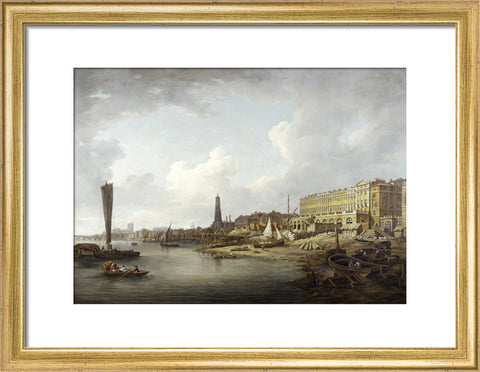 The London Riverfront from Westminster to the Adelphi 18th century