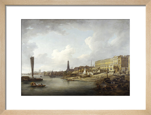 The London Riverfront from Westminster to the Adelphi 18th century