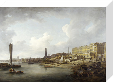 The London Riverfront from Westminster to the Adelphi 18th century