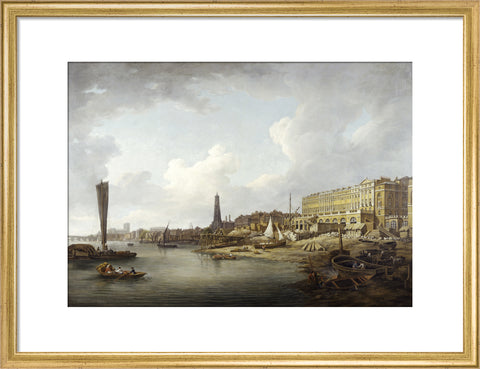 The London Riverfront from Westminster to the Adelphi 18th century