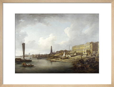 The London Riverfront from Westminster to the Adelphi 18th century