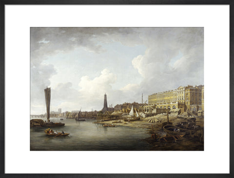 The London Riverfront from Westminster to the Adelphi 18th century