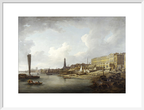 The London Riverfront from Westminster to the Adelphi 18th century