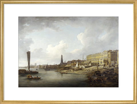 The London Riverfront from Westminster to the Adelphi 18th century