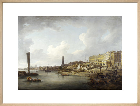 The London Riverfront from Westminster to the Adelphi 18th century