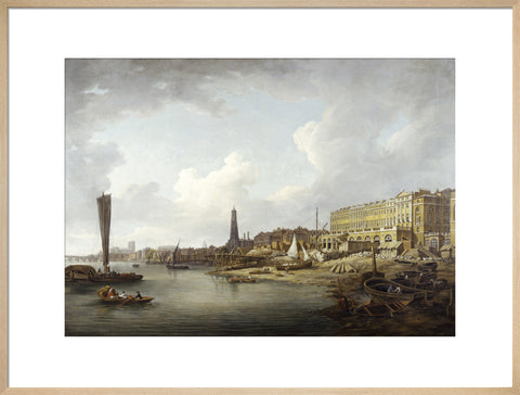 The London Riverfront from Westminster to the Adelphi 18th century