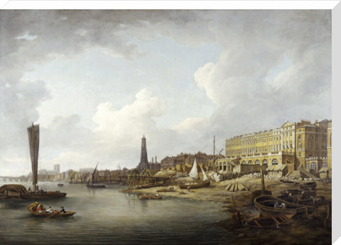 The London Riverfront from Westminster to the Adelphi 18th century