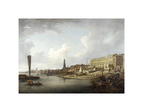 The London Riverfront from Westminster to the Adelphi 18th century