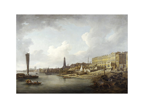 The London Riverfront from Westminster to the Adelphi 18th century
