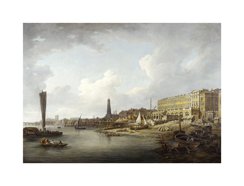 The London Riverfront from Westminster to the Adelphi 18th century