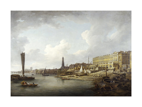 The London Riverfront from Westminster to the Adelphi 18th century