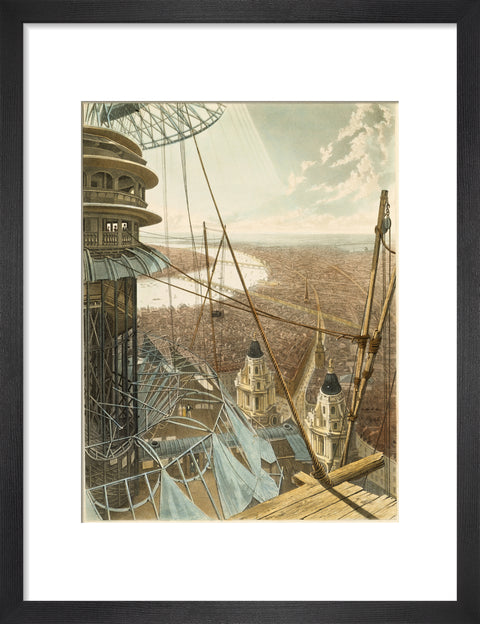 Bird's Eye View from the Staircase & the Upper Part of the Pavilion in the Colosseum Regent's Park1829