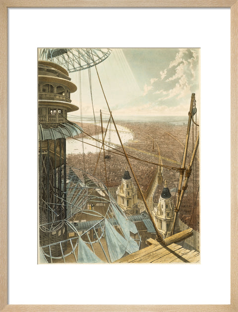 Bird's Eye View from the Staircase & the Upper Part of the Pavilion in the Colosseum Regent's Park1829