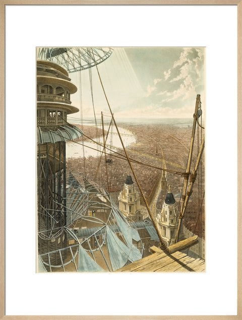 Bird's Eye View from the Staircase & the Upper Part of the Pavilion in the Colosseum Regent's Park1829