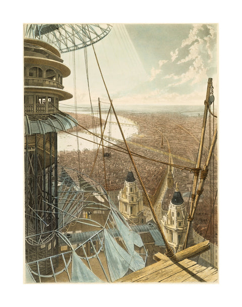Bird's Eye View from the Staircase & the Upper Part of the Pavilion in the Colosseum Regent's Park1829