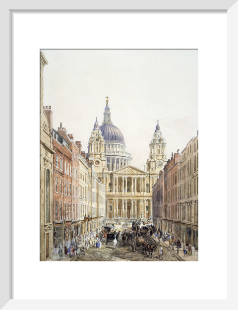 St. Paul's looking up Ludgate Hill 1852