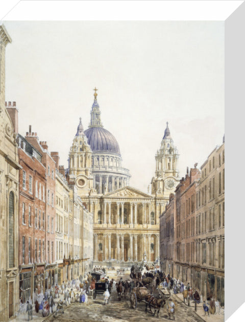 St. Paul's looking up Ludgate Hill 1852
