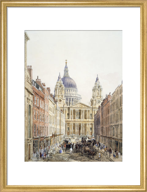 St. Paul's looking up Ludgate Hill 1852