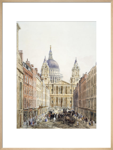 St. Paul's looking up Ludgate Hill 1852