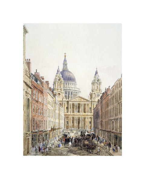 St. Paul's looking up Ludgate Hill 1852