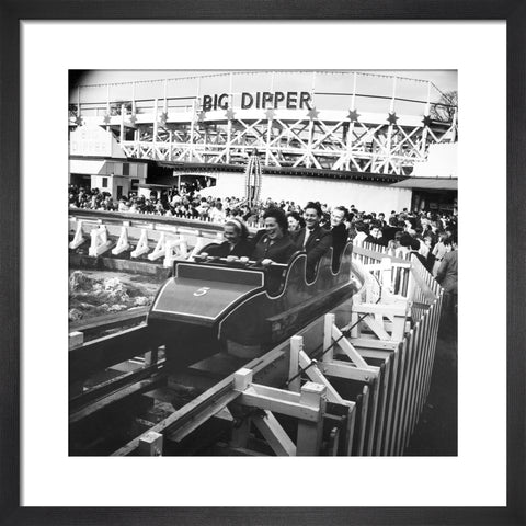 The Water Chute at Battersea Park Funfair 1966