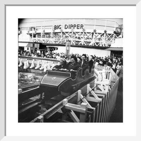 The Water Chute at Battersea Park Funfair 1966
