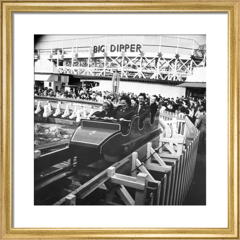 The Water Chute at Battersea Park Funfair 1966