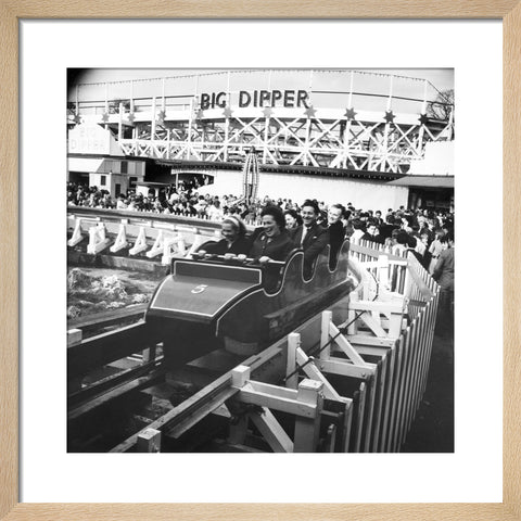 The Water Chute at Battersea Park Funfair 1966
