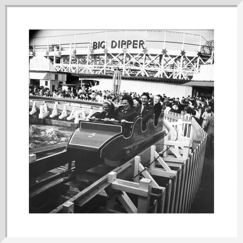 The Water Chute at Battersea Park Funfair 1966