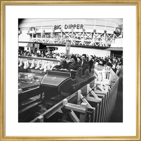 The Water Chute at Battersea Park Funfair 1966