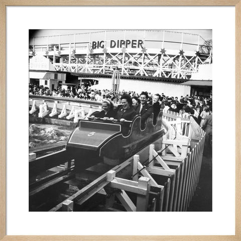 The Water Chute at Battersea Park Funfair 1966