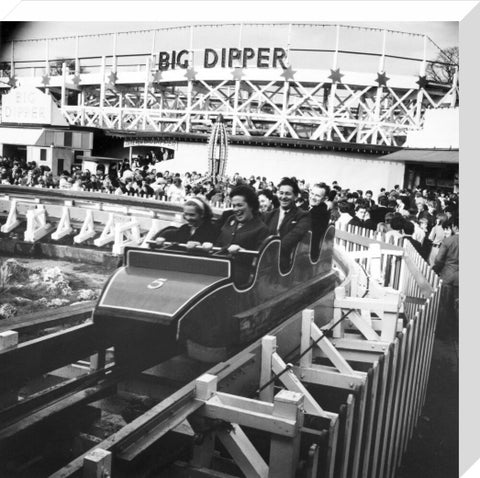 The Water Chute at Battersea Park Funfair 1966