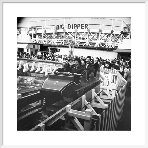 The Water Chute at Battersea Park Funfair 1966