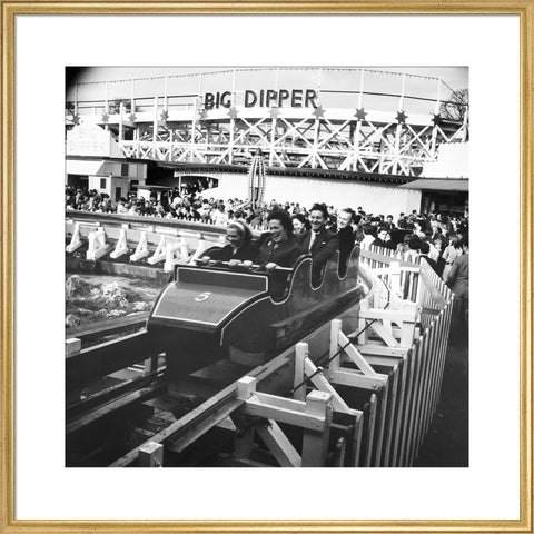 The Water Chute at Battersea Park Funfair 1966